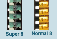 Super 8 und Normal 8 Film